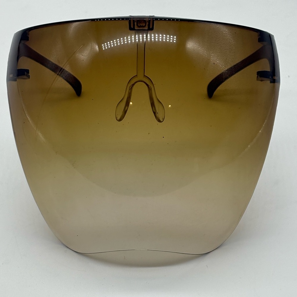 Brown Gradient Visor Sunglasses